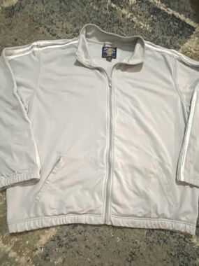 Steve & Barry's White Mesh Jacket with Blue & Yellow Crest